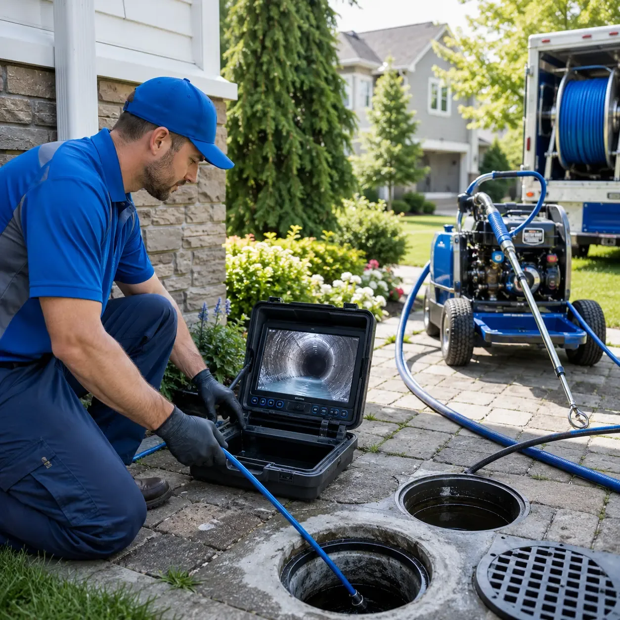 Outdoor drain cleaning professionals serving Bronson, MI